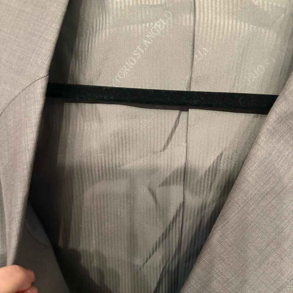 NWT Y2K Era Vittorio St Angelo Y2K Era Gray Sport Coat Blazer 40L